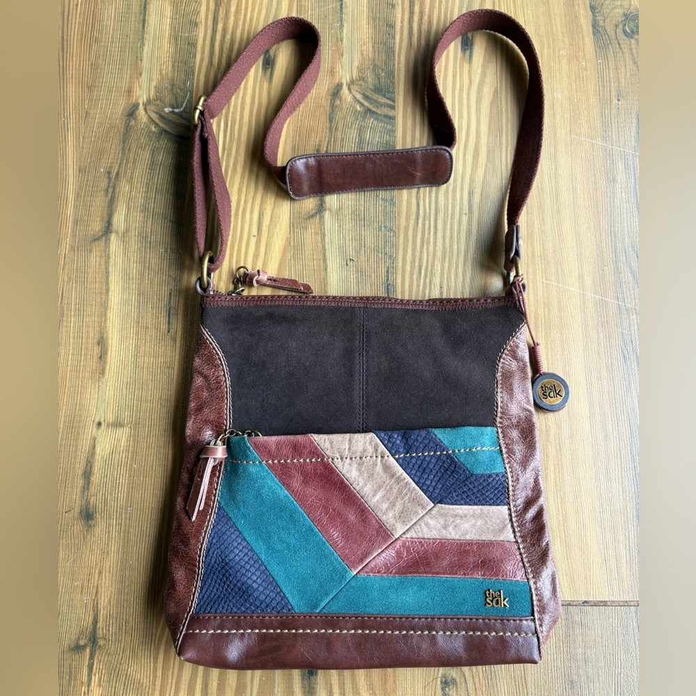 The Sak Multicolor Patchwork Shoulder Bag - image 1